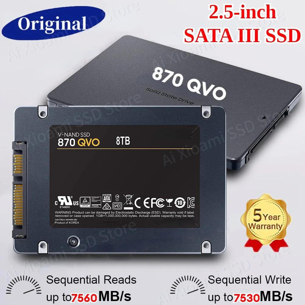  870 QVO SSD  ָ Ʈ ̺, SATA III 2.5 ġ SSD, ũž PC Ʈ ޸  ũ, IT  ũͿ